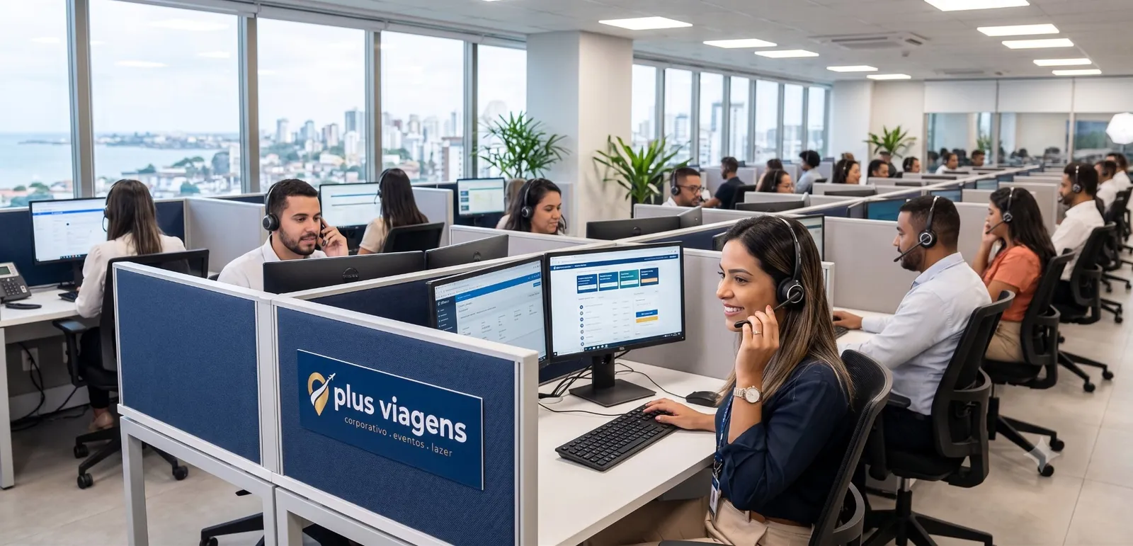 Central de atendimento Plus Viagens